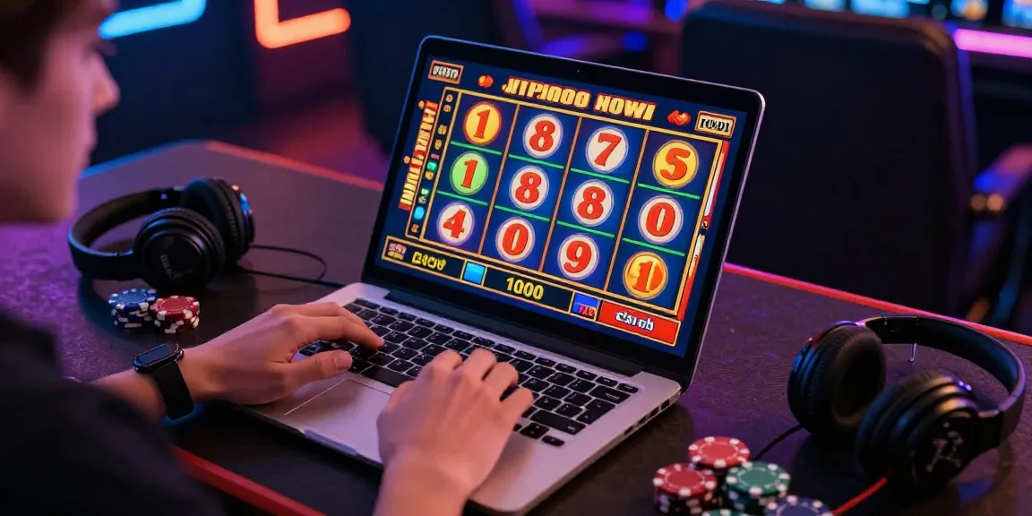 Engaging online gambling scene featuring slot deposit 1000 excitement with colorful reels.