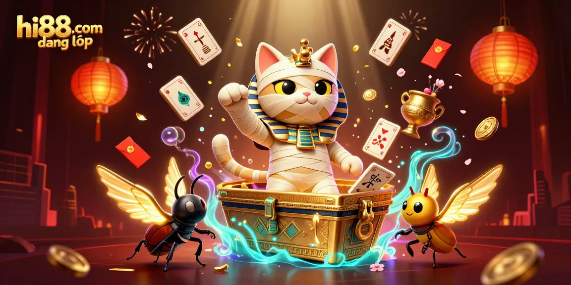 Play exciting games at hi88.com đăng nhập with captivating Egyptian-themed illustrations.