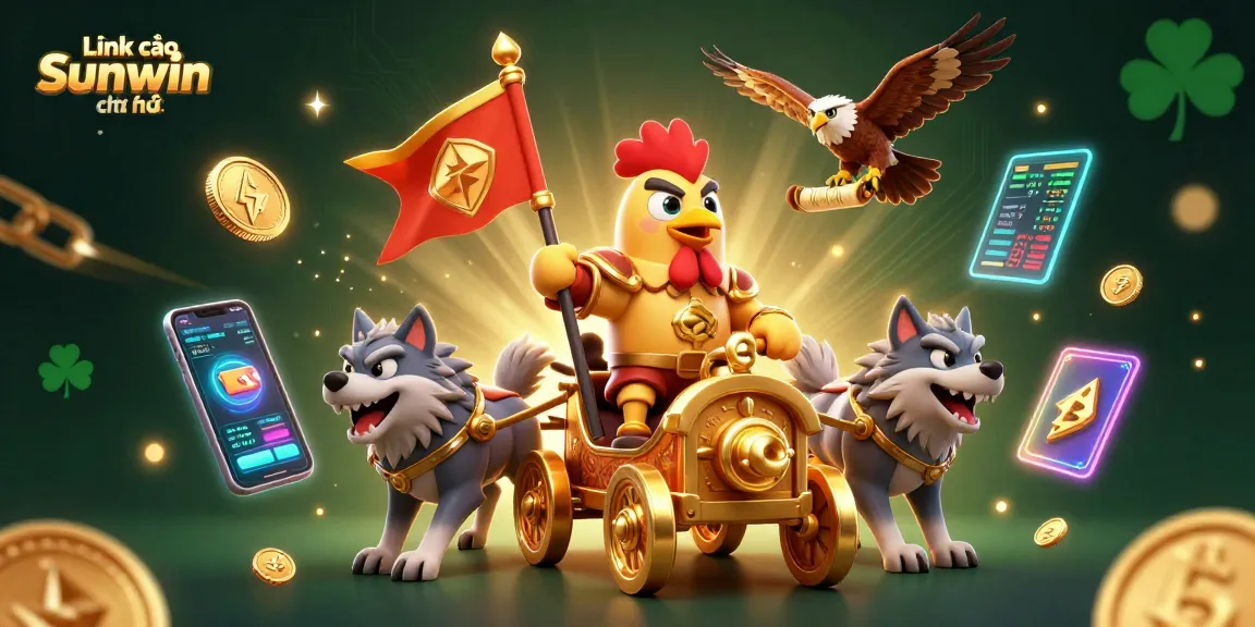 Experience thrilling adventures with Link vào Sunwin chính thức in this vibrant 3D casino scene.