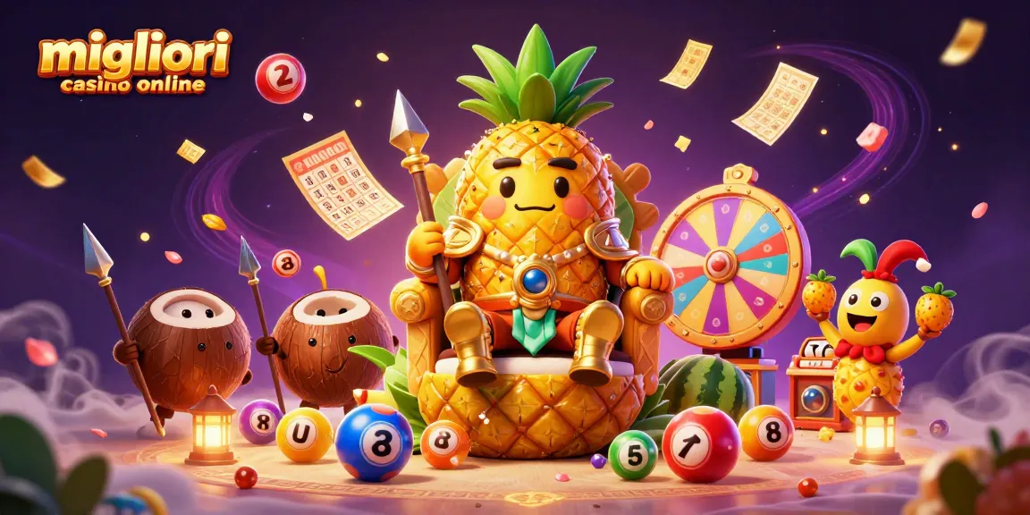 Gioca ai migliori casino online con il re ananas e i guardiani nella giungla tropicale