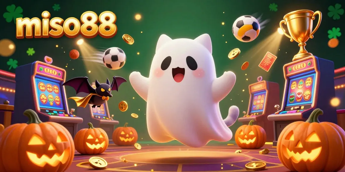 Win big at miso88 with our friendly ghost cat and exciting casino adventures!