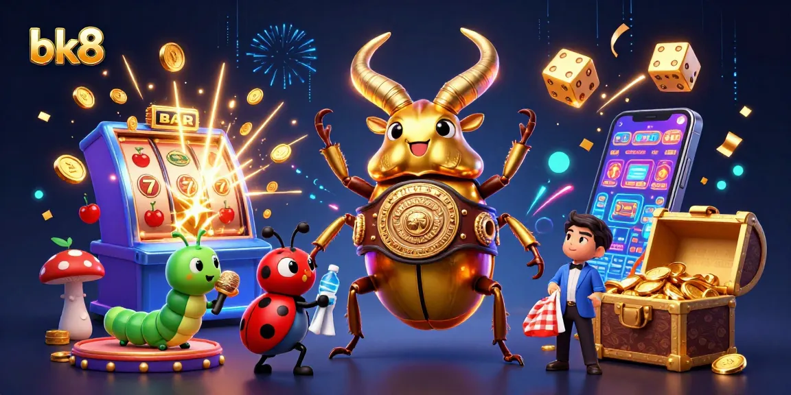 Experience thrilling bk8 gambling action with vibrant characters and stunning casino elements.