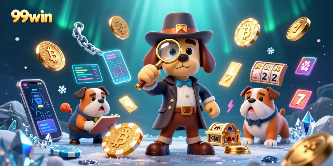 Engage with thrilling 99win casino treasures in a vibrant 3D illustration of an adventurous scene.