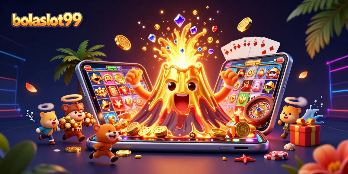 Win big with bolaslot99 as golden coins and vibrant game elements burst into action!
