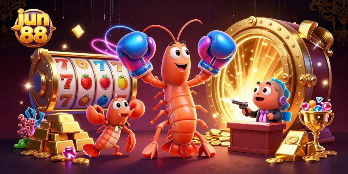 Engage with exciting games at jun 88, featuring the ocean's hardest puncher, the mantis shrimp.