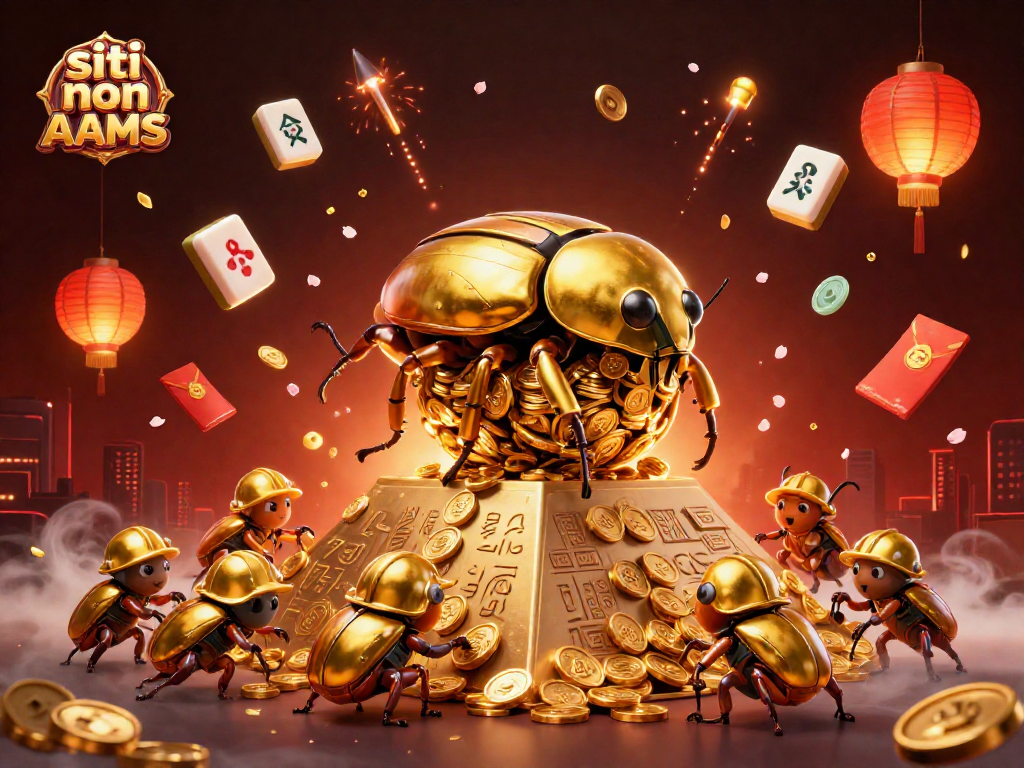 Scopri siti non AAMS con un'immagine ricca di simboli del casinò e dettagli dorati.