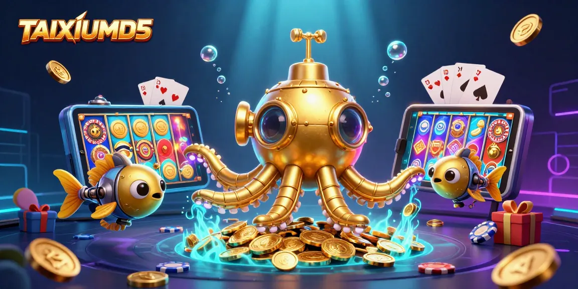 Experience TAIXIUMD5 with a vibrant underwater scene showcasing the exciting casino gameplay.