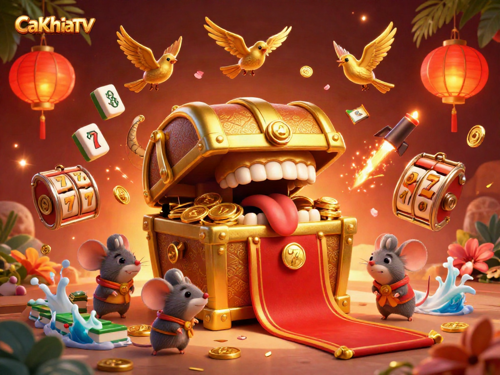 Engage with the CaKhiaTV adventure of treasure hunting and slots excitement