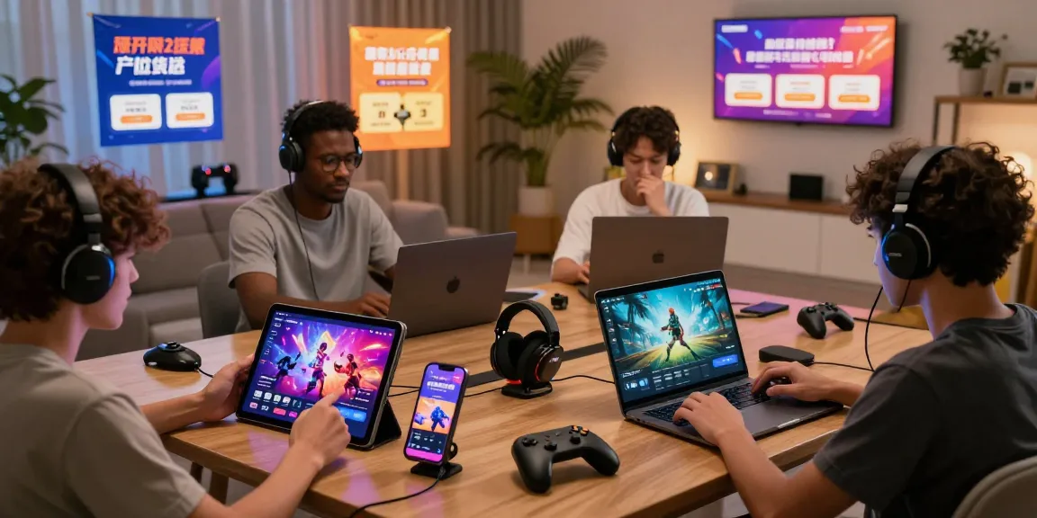 Players enjoying diverse games on 68gamebai platform in a lively living room setting.