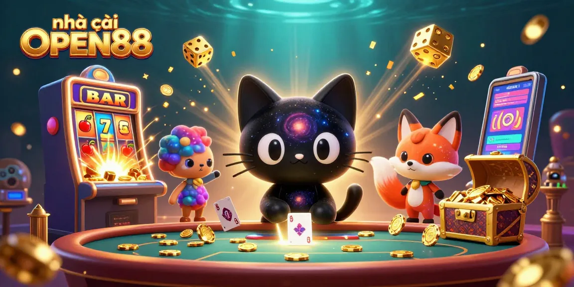 Experience thrilling wins at nhà cái OPEN88 with vibrant casino games and cosmic excitement.