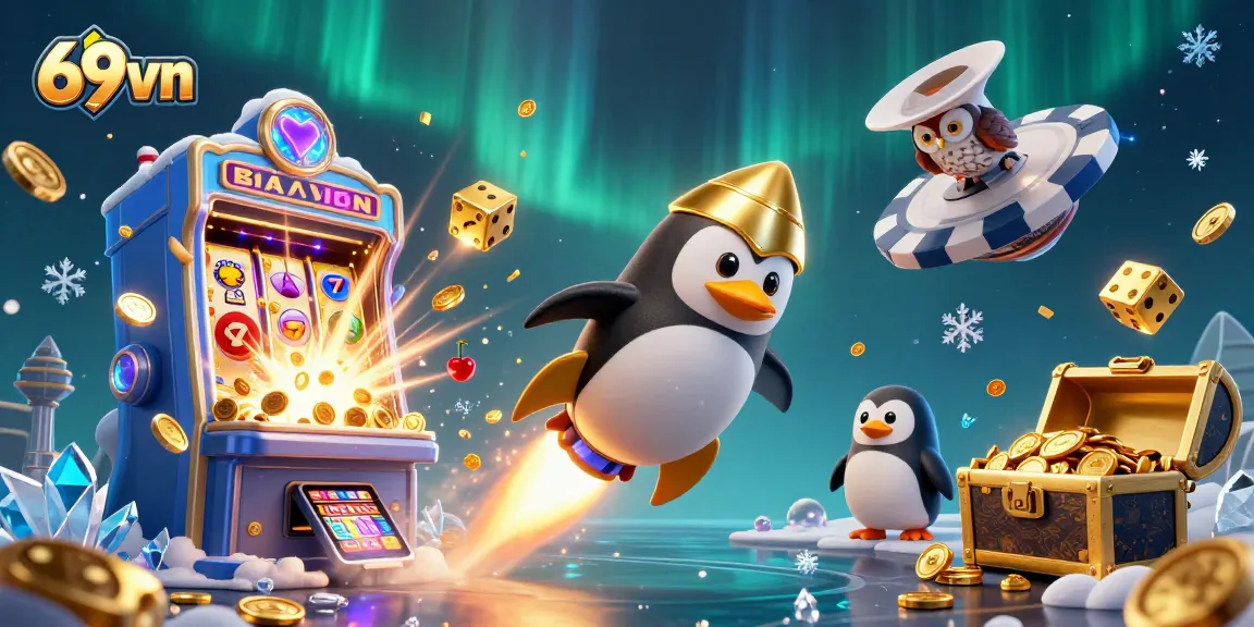 Experience big wins with 69vn at a vibrant casino space, featuring jackpots and playful gaming elements!