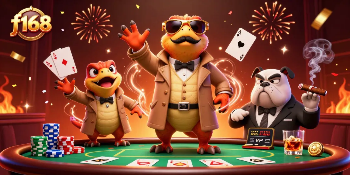 f168 revamps the casino scene with raptors in disguise aiming for high-stakes poker.
