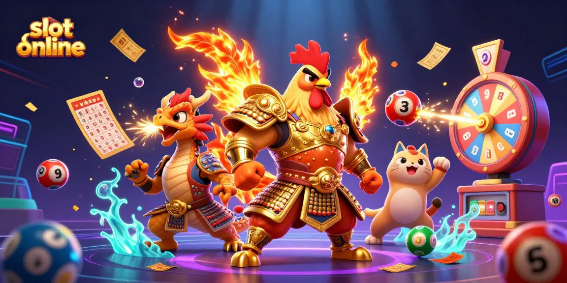 Mainkan slot online dengan karakter menarik dalam suasana yang penuh warna dan kegembiraan.