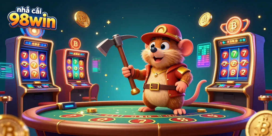 Experience thrilling baccarat action at nhà cái 98win with our immersive casino illustration.