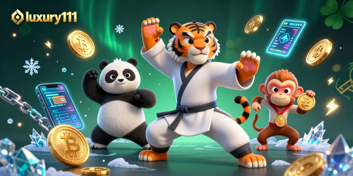 Catch the excitement at luxury111 with cartoon characters in a vibrant casino adventure scene.