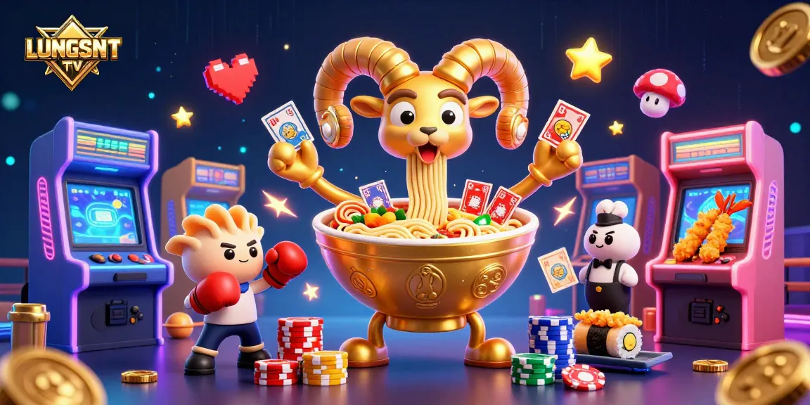 Experience LUONGSONTV's vibrant online casino environment with colorful characters and dynamic gaming elements.