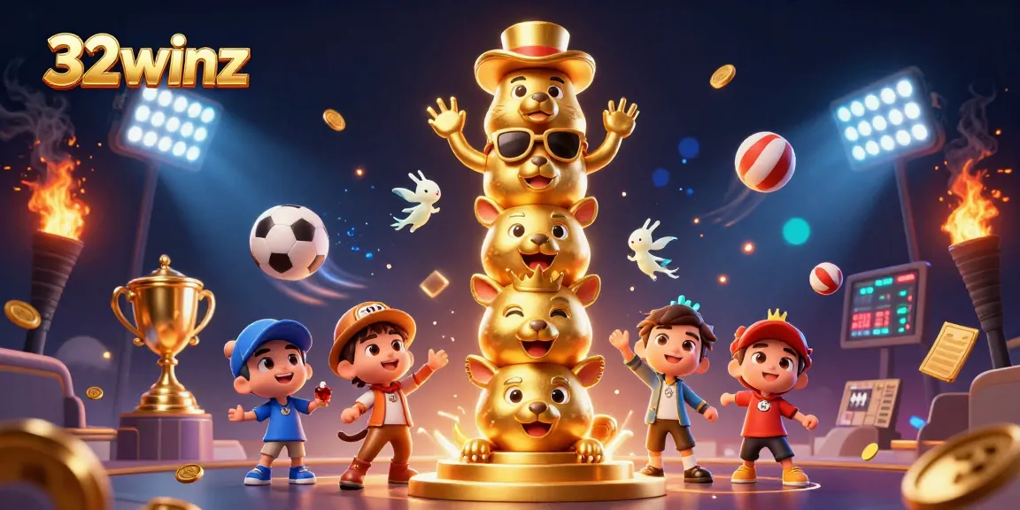 Experience thrilling action with 32winz as colorful casino elements and characters come to life.