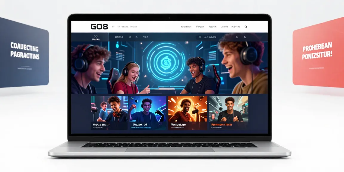 GO8 gaming platform displaying advanced digital technologies and user-friendly interface.
