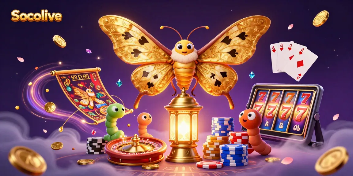 Socolive features a captivating scene with golden motifs, celebrating the essence of an online casino.