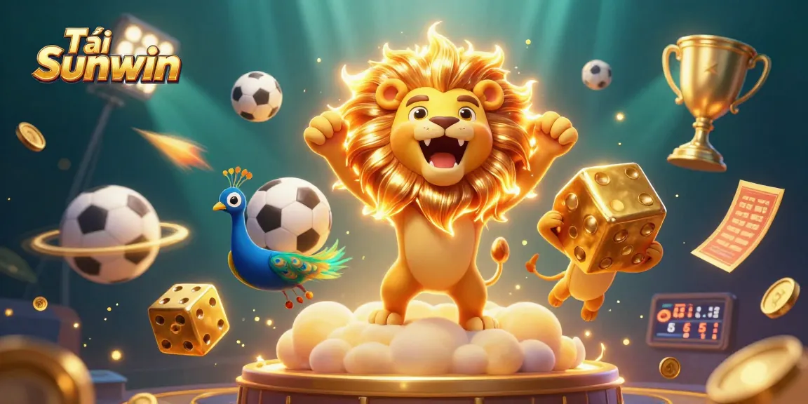 Experience Tải Sunwin with a dynamic 3D casino scene filled with vibrant, exciting game elements.