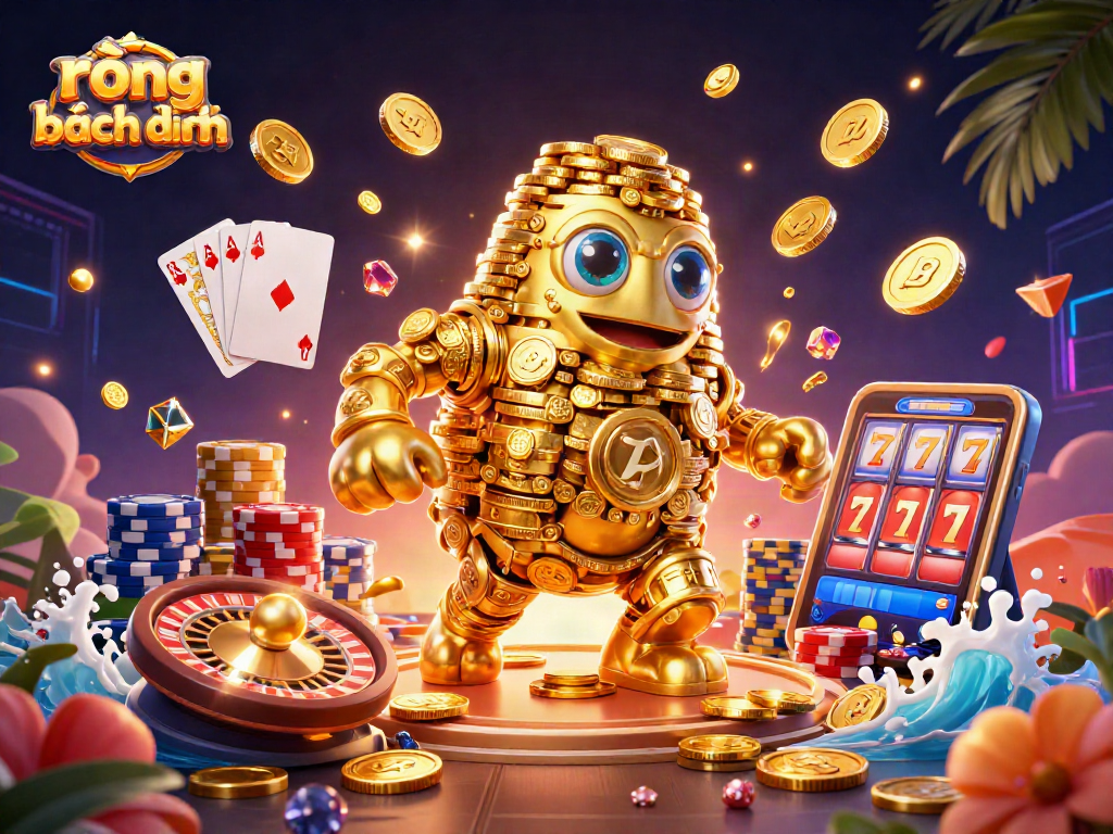 Experience the excitement of rồng bạch kim with vibrant casino graphics showcasing winning symbols and themes.
