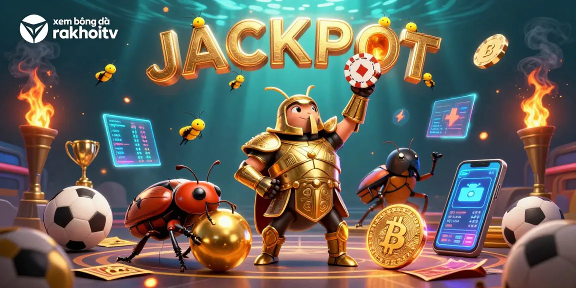 Xem bóng đá rakhoitv meets the excitement of sports betting in this colorful 3D illustration.