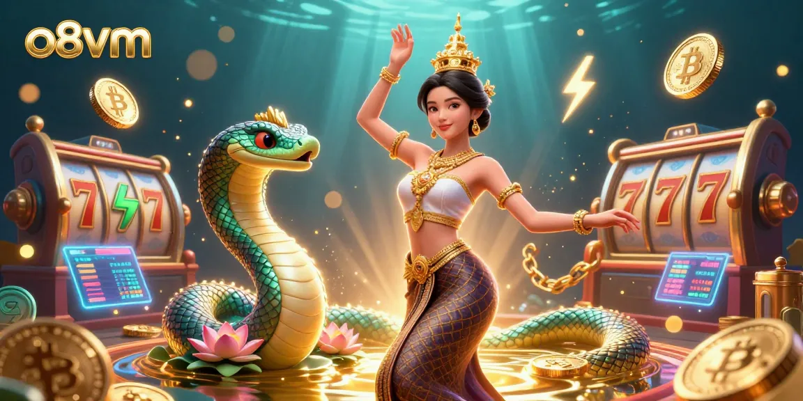 Experience excitement in the vibrant casino world with o8vm, showcasing thrilling slot reels and lively characters.