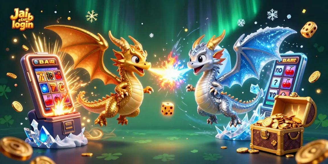 Engage in Jai club login with exciting games and dynamic rewards, featuring dragons and casino elements.