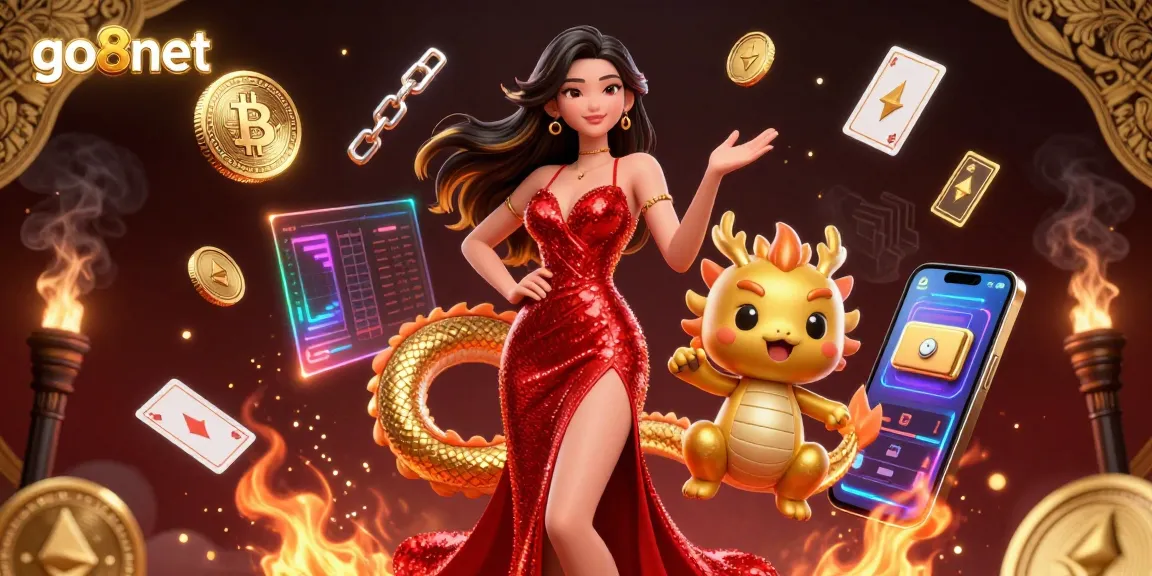 Engage with go8net through vibrant online casino excitement and a confident winner welcoming players.
