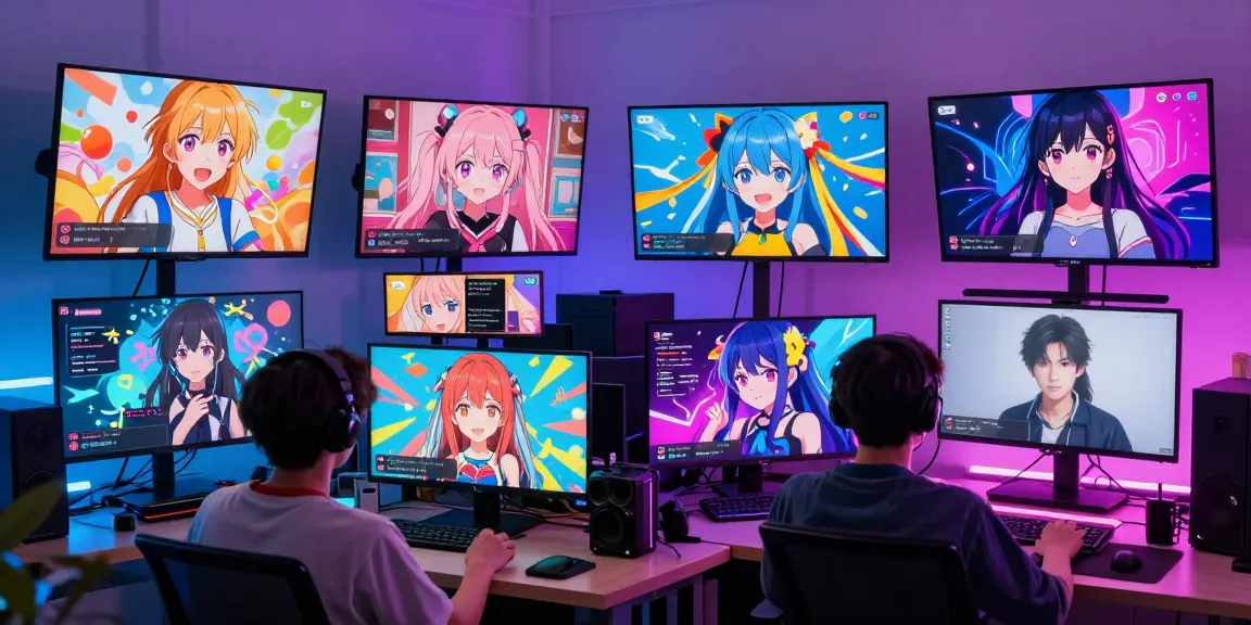 Engage in playful AI ecchi chat with dynamic character interactions in a vibrant digital setting