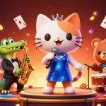 Elevate your gaming experience at onbet date with vibrant casino-themed 3D characters.
