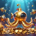 Engage in thrilling gameplay with keonhacai5nam as the golden kraken submarine navigates a treasure-filled underwater world.