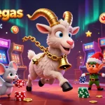 Engage in the festive madness at crazyvegas with Krampus and elf gremlins stealing poker chips.