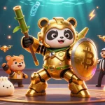 Experience gaming at 9bet with an exciting mech-suit battle in a vibrant casino arena.