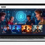 GO8 gaming platform displaying advanced digital technologies and user-friendly interface.
