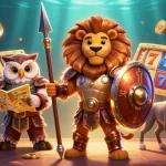 Experience thrilling gameplay with SUNWIN's vibrant casino scene featuring rich 3D characters and winning jackpots.