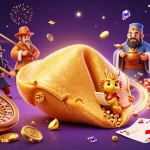 Experience the thrill of AU88 with a vibrant casino scene featuring magical elements and characters.