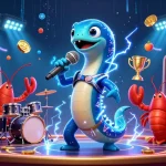 Engage with the exciting world of depo 5k slots through vibrant casino-themed underwater illustration.