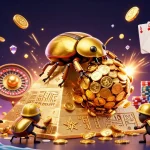 Spin for gold with 88vv's vibrant 3D casino scene featuring beetles and coins.