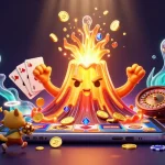 UGDEWA showcases a dynamic 3D illustration merging casino thrill with golden treasures erupting.