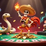 Experience the thrill of gaming at 789fonl with vibrant casino elements and characters.