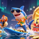 Experience the thrill of da88 gaming with a lively ocean-themed 3D casino scene.