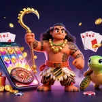 Engage with IDCOIN188 as a vibrant 3D scene showcases thrilling casino action.