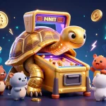 Engage with f168's exciting gaming experience through vibrant visuals of the colossal tortoise pinball machine.