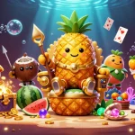 Experience the vibrant gaming world of xx88 with playful characters and gold-filled treasures.
