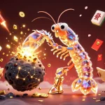 Experience thrilling gaming excitement at sun win with a galactic samurai amidst vibrant casino elements.