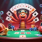 Engage in thrilling gameplay at 33WIN VN with a lively dealer, high-rollers, and dynamic table elements.